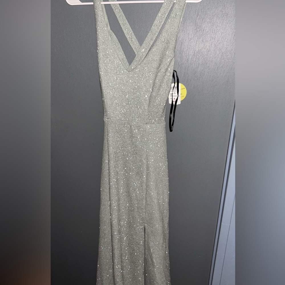 Elegant Green Evening Dress